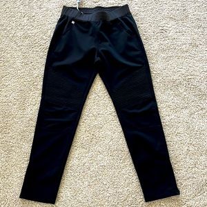 Figs skinny moto scrub pants